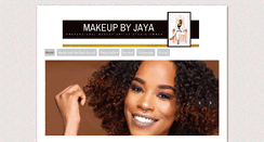Desktop Screenshot of makeupbyjaya.com